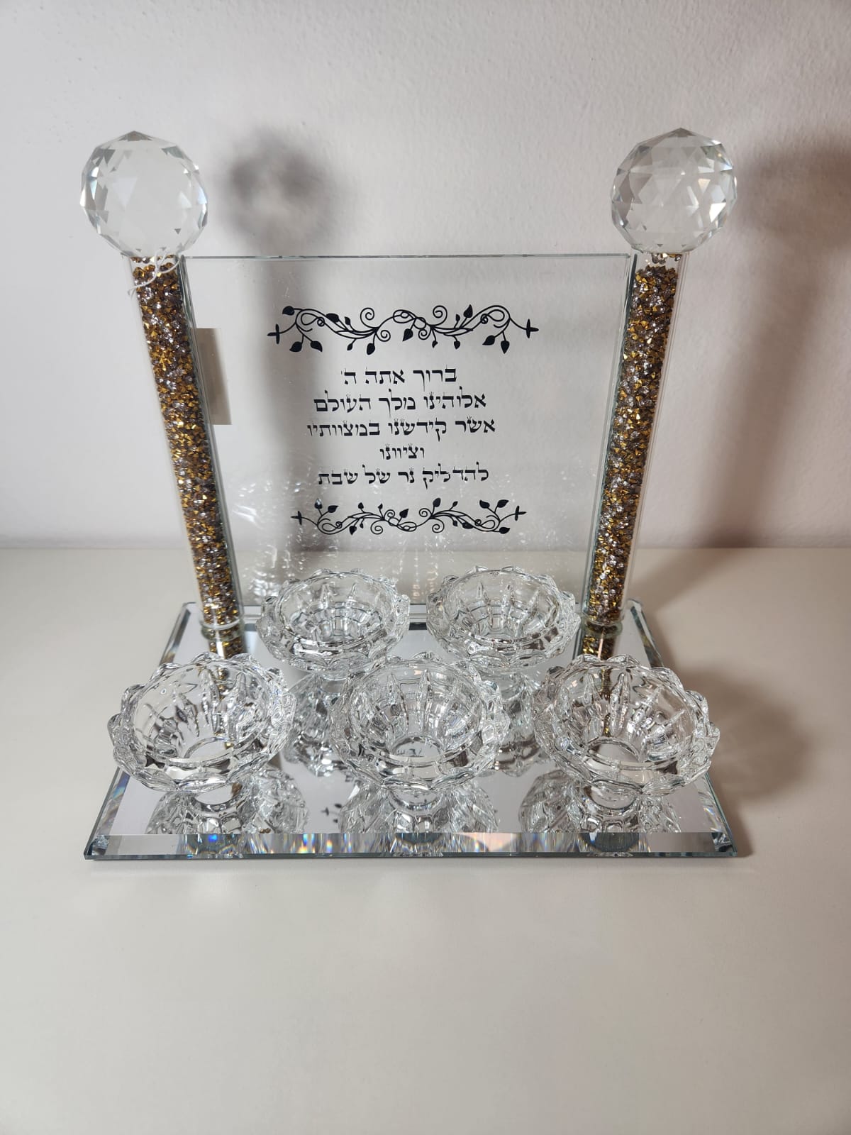 פמוט 5 קנים – רוחב 20 ס״מ | אורך 20 ס״מ
