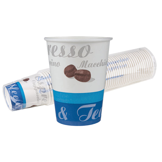 כוסות חד פעמי לשתייה חמה (12oz) – 50 יחידות